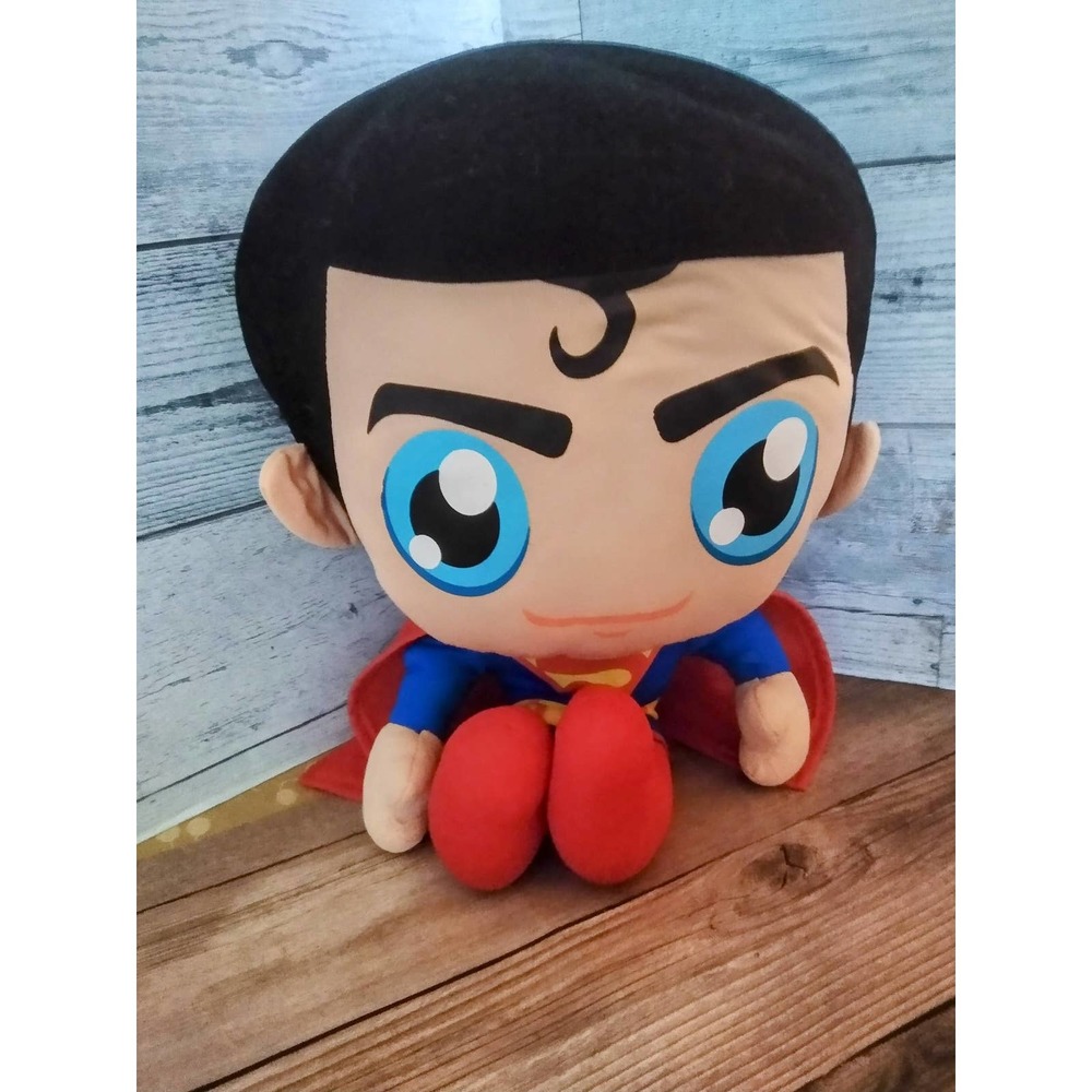 Six Flags DC Comics Superman Stuffed Animal 16"